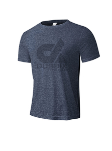 T-shirt Homme Col Rond 100% Coton Haute Qualité Coupe Ample avec Logo Avant en Tissu Canvas Imprimé Numérique Séchage Rapide Respirant 2026 - Product Image 3