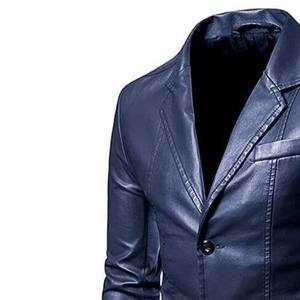 Nouvelle veste en cuir pour homme, tendance, tissu durable, légère, très vendue, prix avantageux. - Product Image 5