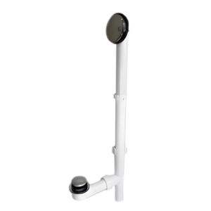 PSP0014 Desagüe y Válvula de Desbordamiento para Bañera de 1-1/2 Pulgadas, Desagüe Emergente de Presión con Rosca de 1-5/8 Pulgadas, Plástico de Zinc/ABS - Product Image 1