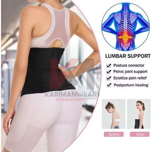 Faja Reductora de Cintura de Alta Compresión Directa de Fábrica, Envoltura Abdominal, Marca Personalizada, Cinturón de Recuperación Postparto al por Mayor - Product Image 4