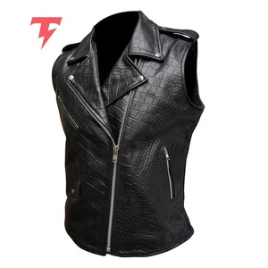 Factory Price <b>Men's</b> Winter Warm Reversible Heated Breathable Waterproof Windproof <b>Leather</b> <b>Vest</b> 100% Polyester Soft Shell - Product Image 3