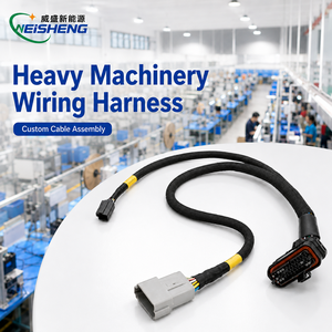 Harness Kabel Tugas Berat Khusus untuk Sistem Relay Catu Daya Mesin OEM - Product Image 1