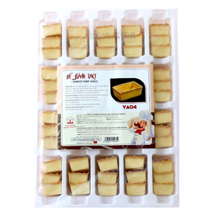Wholesale Direct From Manufacture OEM/ODM Baked Tart HALAL Bakery Dessert Frozen Baked Egg Tart Shell YA04 720G <b>Sweet</b> Supply Hot - Product Image 1