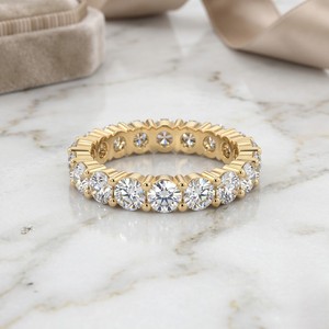 แหวน2.90CTW ตัดทรงกลมชุดแหวนนิรันดร์ - Product Image 1