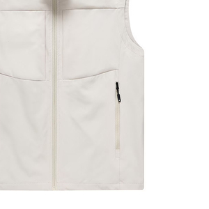 White Color Men's <b>Softshell</b> Vests Breathable Waterproof Zipper Stand Collar 250 GSM Winter Outdoor Sleeveless <b>Softshell</b> <b>Gilets</b> - Product Image 4
