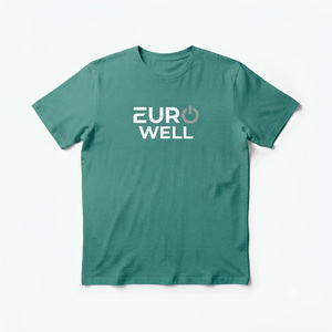 T-shirt décontracté pour homme à col rond, manches courtes, coupe oversize, respirant, séchage rapide, écologique, 100 % coton, personnalisable avec logo OEM d'usine - Product Image 1