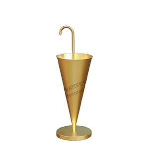 Support de parapluie décoratif en or de qualité supérieure à vendre, décoration de bureau, maison, salon, support de parapluie en métal - Product Image 1