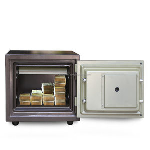 WELKO S400 <b>Key</b> <b>Safe</b> Brown with <b>Key</b> <b>Lock</b> 2mm Stainless Steel Anti-theft & Fireproof - Product Image 2