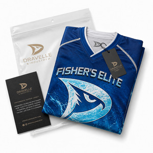 เสื้อตกปลาแบบสั่งทำพิเศษ OEM แขนยาว UPF 50+ แห้งเร็ว พิมพ์ลายแบบ Sublimation สำหรับนักตกปลาในทัวร์นาเมนต์ ผลิตจากโพลีเอสเตอร์ 100% ป้องกันแบคทีเรีย - Product Image 4