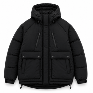 <b>Men's</b> Fashion Winter Puffer <b>Jacket</b> Custom Logo Quilted Coat Private Label Factory - Product Image 4