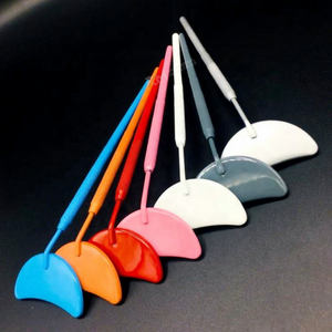 Miroir pour extensions de cils, miroir d'inspection pour extensions de cils, logo personnalisé, poignée diamantée et miroir en forme de lune, 7 couleurs différentes - Product Image 3