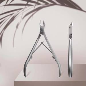 Coupe-ongles professionnel en acier inoxydable 15 mm, à mâchoires biseautées, ouverture large, lame courbée, pointe affûtée, durable, pour ongles épais, doigts et orteils - Product Image 2