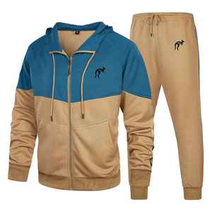 Tenues Chaudes pour Femmes et Hommes – Ensembles de Vêtements Automne-Hiver – Survêtements Chauds à Col Montant et Fermeture Éclair – Sweat-shirts pour Hommes - Product Image 5