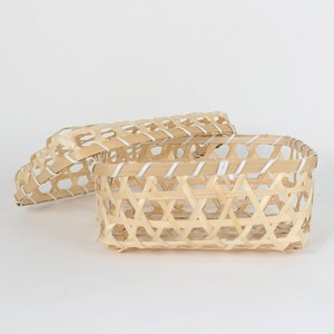 Boîtes à bento en bambou tressé de qualité supérieure, fabricant de paniers à couvercles, fournisseur de boîtes de rangement pour gâteaux et fruits - Product Image 4