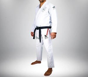 ชุดยูโดคาราเต้ BJJ GI ผ้าฝ้ายยืด 100% แห้งเร็ว ระบายอากาศได้ดี สำหรับทุกเพศ ทุกวัย  โลโก้ด้านหน้าปรับแต่งได้ บริการ OEM ชุดยิวยิตสูคิโมโน - Product Image 1