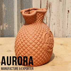 Vases en terre cuite artisanaux du Vietnam, directement de l'usine, pour décoration. Emballage personnalisé disponible. - Product Image 3