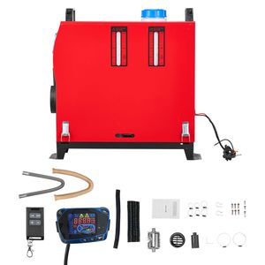 Chauffage d'air diesel 8 kW DC12 24V à chauffage rapide avec télécommande, écran LCD bleu, faible bruit pour système de préchauffage de camping-car - Product Image 4