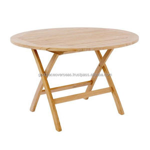 Gấp bằng gỗ ánh sáng vuông gấp bảng cho sân vườn ngoài trời ban công vuông rắn gỗ nhà ban công ngoài trời nhà bếp cao - Product Image 2