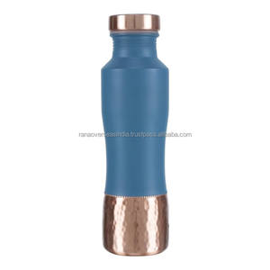Botella de Agua Desechable de Estilo Americano, Ecológica, de Cobre Puro, Doble Tono Jazmín, 900 ml - Product Image 2