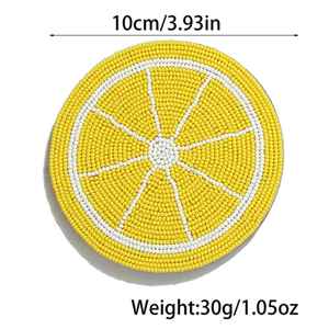 Abalorio colgante de cuentas de semilla y bordado para bolsos de verano, abalorio de diseñador para bolso con delicados elementos de bordado de cuentas - Product Image 2