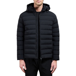 Veste matelassée à capuche unisexe en coton de haute qualité, imperméable et coupe-vent, personnalisable selon la taille du pack technique du client - Product Image 1