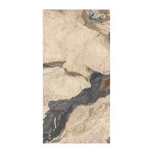 Carreaux de porcelaine en marbre gris argenté, grandes dalles 1200x2400mm, polis, GVT PGVT, émaillés, vitrifiés, pour sols et murs, carreaux GVT PGVT - Product Image 6