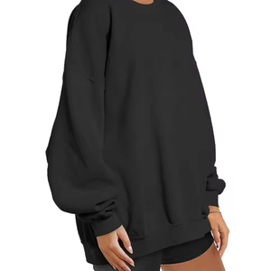 Sudadera para Mujer de Alta Calidad, Sudadera de Manga Larga de Algodón para Damas, Chicas Adultas, Sudadera Personalizada con LOGO - Product Image 5