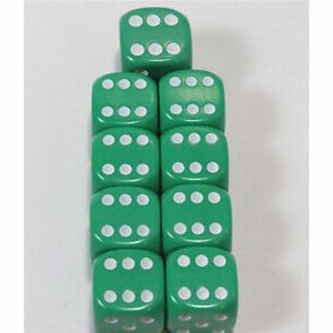 Dados de Resina Blancos Estándar de 16 mm para Juegos, Dados D6 de 6 Caras con Esquinas Cuadradas para Juegos de Mesa, RPG, Casino, Educación, 500 Unidades - Product Image 4