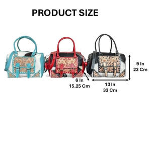Sac de voyage de luxe en cuir de vachette fait main, style Speedy, vente en gros, livraison rapide, sac messager à fermeture éclair pour usage quotidien - Product Image 2