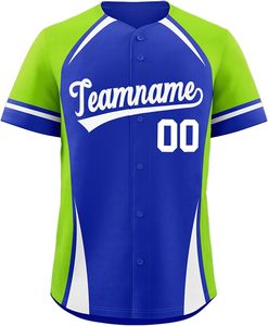 Maillot de baseball à manches courtes pour homme - 100% polyester, élasthanne/coton/bambou, séchage rapide, sublimation, broderie 3D, service OEM - Product Image 5