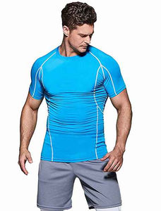 Meilleur Nouveau T-shirt de Compression Respirant à Manches Courtes pour Hommes, Idéal pour le Fitness Printanier, Entraînement en Salle de Sport, Hauts de Qualité Supérieure pour la Course et le Jogging - Product Image 6