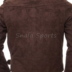 Veste en cuir pour motard homme, protectrice, durable, élégante, vêtements de motard tendance, qualité supérieure, tenue d'hiver - Product Image 5