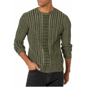Pull en acrylique pour homme, taille personnalisée, vêtements d'hiver, vente en gros, pull en acrylique pour homme, tricot en vrac, fournisseur de vêtements de mode pour homme - Product Image 2