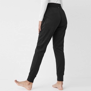PIHA SPORTS 2026 New Arrivals Custom Design Fashion Solid Fleece Cargo Pants Women Mid Waist Drawstring Full Length Regular Fit - Product Image 5