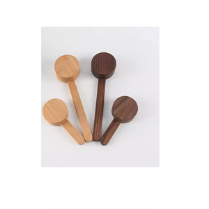 Kitchen <b>Gadgets</b> & Tools Multi Task Scoop Salt Coffee Measuring Wooden Spoon Cutlery Picture Style Room Food Family Holiday Spoon - Product Image 1