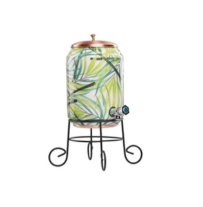 Dispensador de agua de cobre martillado a mano para decoración del hogar, cocina y comedor. - Product Image 6