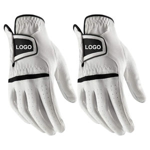 Guantes de Golf Personalizados con Logotipo, de Piel Cabretta, Antideslizantes, Suaves, Transpirables, con Cierre de Hebilla, Impresión Digital, Agarre Duradero para Hombre - Product Image 4