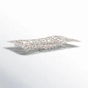 Plateau en corde métallique classique fait à la main pour la décoration intérieure de luxe, cadre de miroir contemporain, service de salon, multi-pièces, grand grossiste - Product Image 5