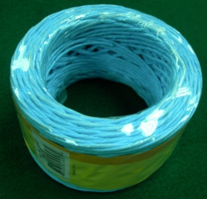 Corde en papier HC0137 |   Corde en papier jaune pour projets de bricolage et décorations - Product Image 4