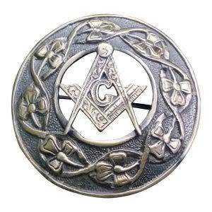piper plaid brooch Customized Masonic Symbol <b>Metal</b> Badge Round <b>Pin</b> On Nickel-Free Die Casting Classical Style Promotion Badges - Product Image 5