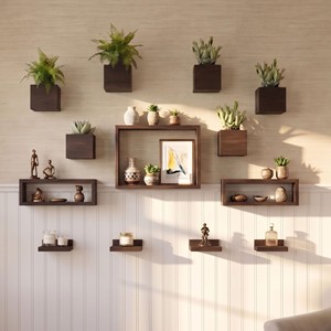 Natural Mango Wood Hanging Planter - Wholesale Bohemian <b>Decor</b> - Product Image 6