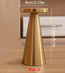 Aluminium Metal <b>Candle</b> Holder for <b>Long</b>-Lasting Use for Home Decor Weddings Parties Available for Competitive Price from India - Product Image 3