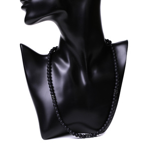 Collar de Cuentas Turquesas, Forma Redonda, Joyería Unisex, Gargantilla de Piedra Natural, Estilo Bohemio, Accesorio de Moda - Product Image 6