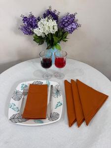 Serviettes imprimées artisanales 100 % coton pur, multicolores, personnalisables, réutilisables et écologiques pour le dîner et la Saint-Valentin (vente en gros) - Product Image 1