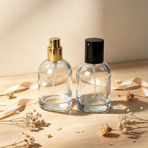 โรงงานขายส่งขวดน้ำหอมแก้วทรงกระบอกขนาด 30 มล. 50 มล. 100 มล. หรูหราสวยงาม พร้อมกล่อง - Product Image 1