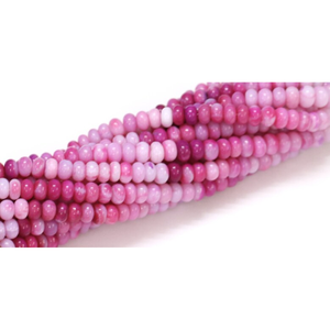 Perles Rondelles Opale Framboise : Pierres Précieuses de Qualité AAA pour Bijoux et Artisanat (7-10mm, 16 Pouces) - Product Image 4