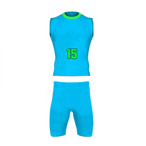 Tenue d'équipe personnalisée pour le football 7 sur 7, uniforme respirant en tissu léger, imprimé sur le devant, confort athlétique pour les entraînements en extérieur - Product Image 2