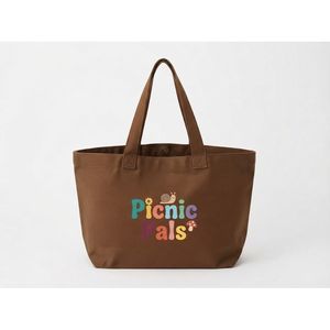 Sac fourre-tout de plage en toile personnalisé avec logo, en coton plat 12 oz, impression sérigraphique pour cadeaux d'entreprise, événements, merchandising, faible MOQ, fabriqué en Thaïlande - Product Image 3
