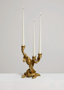 Candelabro Navideño de Latón Macizo Resistente a la Oxidación, Hecho a Mano, Diseño Único, Soporte Decorativo Duradero para Uso en Interiores y Exteriores - Product Image 3