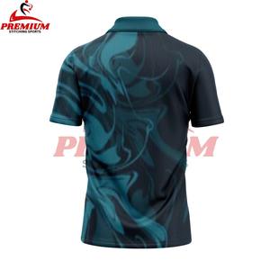 Camisetas Polo Sublimadas a la Moda para Hombre, Logotipo Bordado Personalizado al por Mayor, Camiseta Polo Sublimada de Manga Corta con Patrón Sólido - Product Image 4